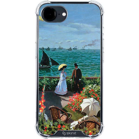 Monet - The Terrace at Sainte-Adresse by Monet iPhone 16e Clear Case
